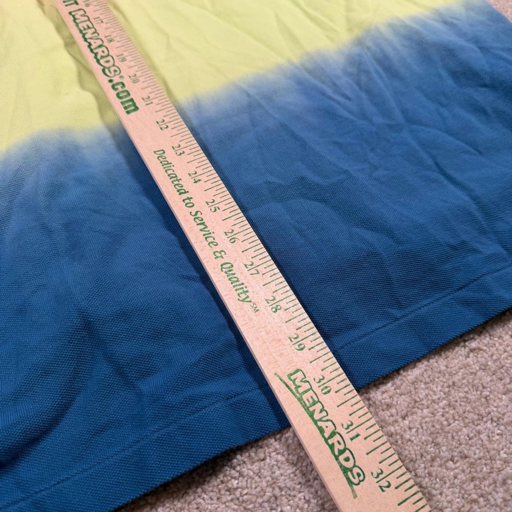 Polo Ralph Lauren Polo Shirt Mens XXL Multicolor Dip Dye Classic Fit Cotton READ - Picture 9 of 10